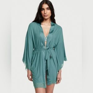 Victoria secret modal lace robe